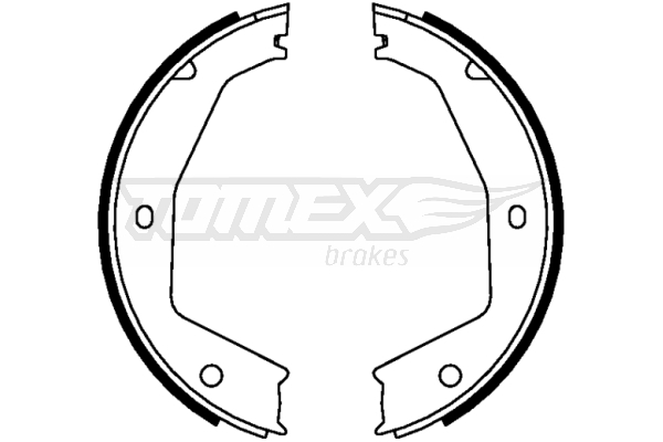 Sada brzdových čeľustí TOMEX Brakes